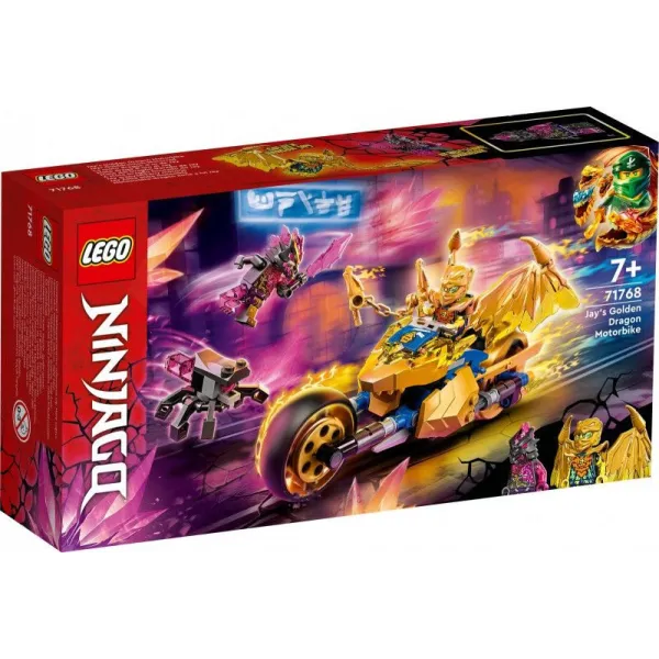 Klocki Ninjago 71768 Złoty smoczy motocykl Jaya