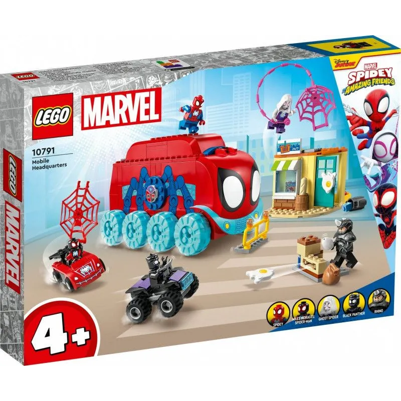 Klocki Super Heroes 10791 Mobilna kwatera drużyny Spider-Mana