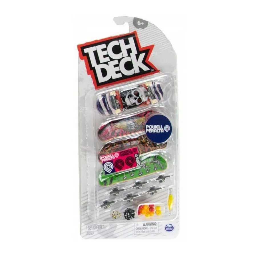 Tech Deck fingerboard - zestaw 4pk Powell Peralt