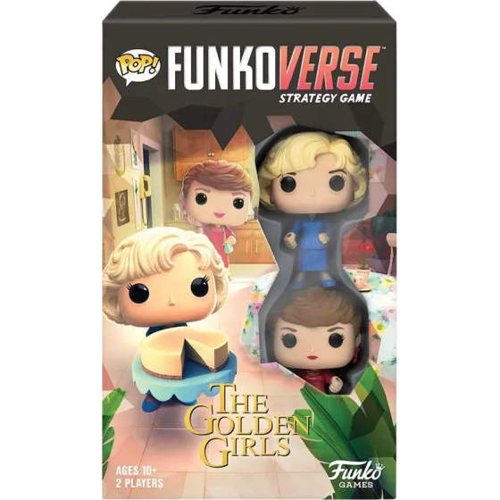 Funkoverse - The Golden Girls - Blanche & Rose Pop! - Strategy Game 2-Pack