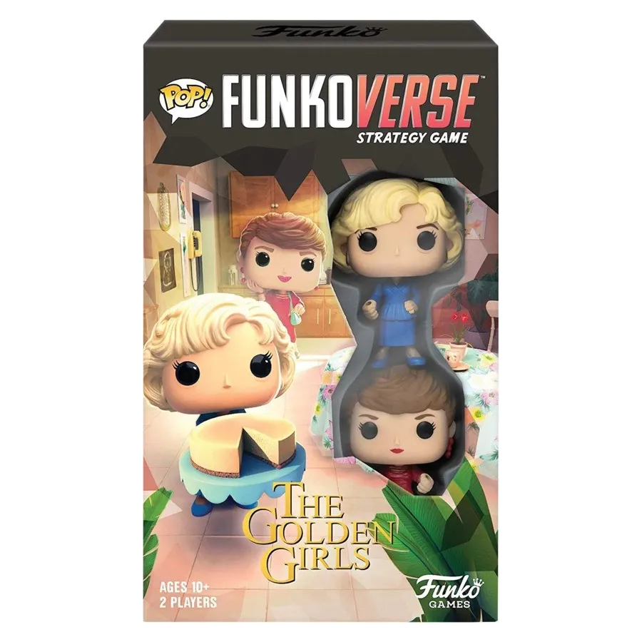 Funkoverse - The Golden Girls - Blanche & Rose Pop! - Strategy Game 2-Pack