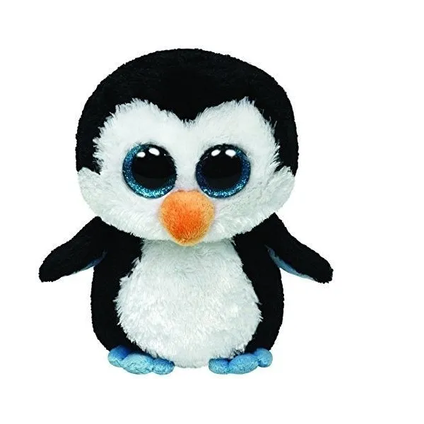 Maskotka TY Beanie Boos Waddles - Pingwin, 15 cm
