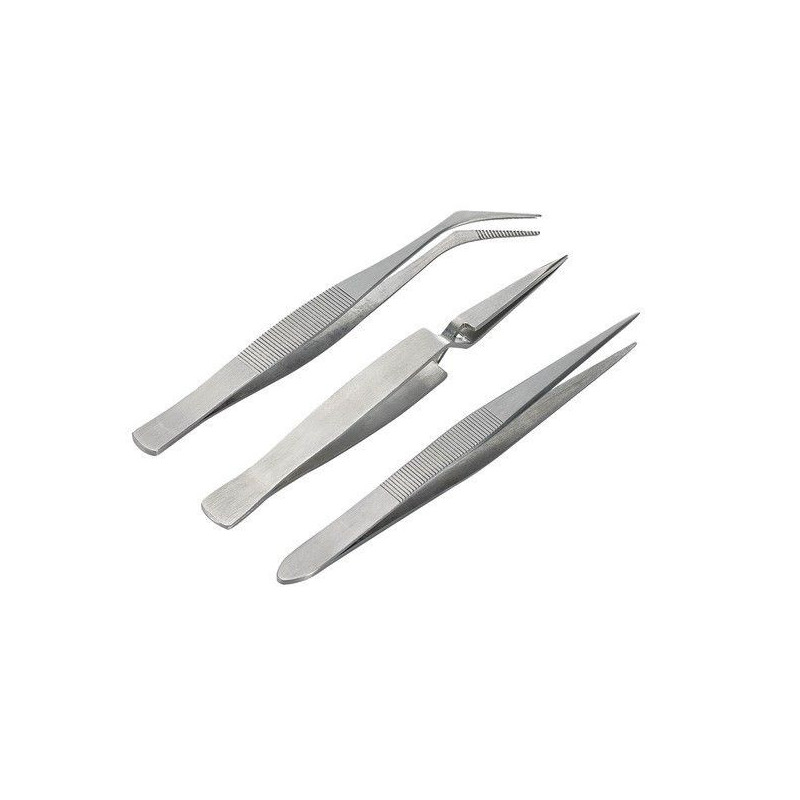 Zestaw pęset 3 sztuki Akcesoria Modelarskie