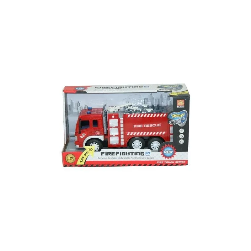 Straż pożarna z dźwiękiem i światłem