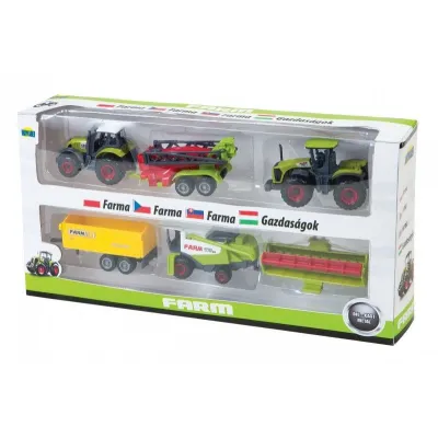 Zestaw maszyn rolniczych w pudełku