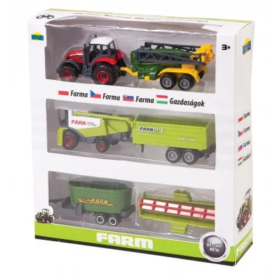 Zestaw maszyn rolniczych w pudełku