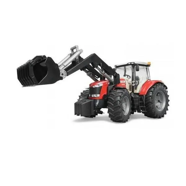 Traktor Massey Ferguson 7600 z ladowaczem