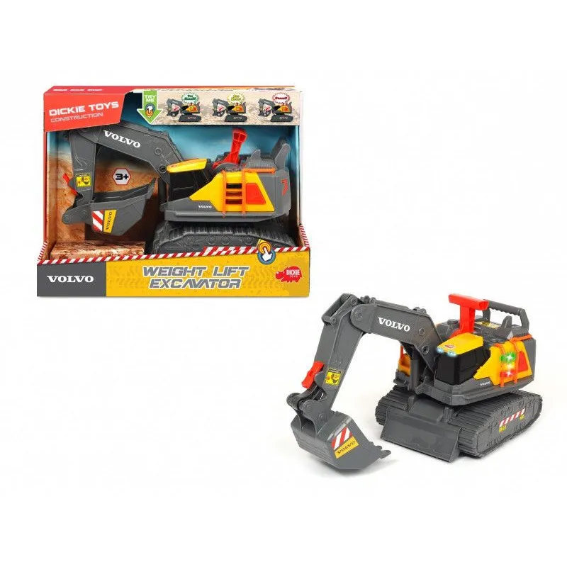 Pojazd Volvo Koparka 3 światła i dźwięk