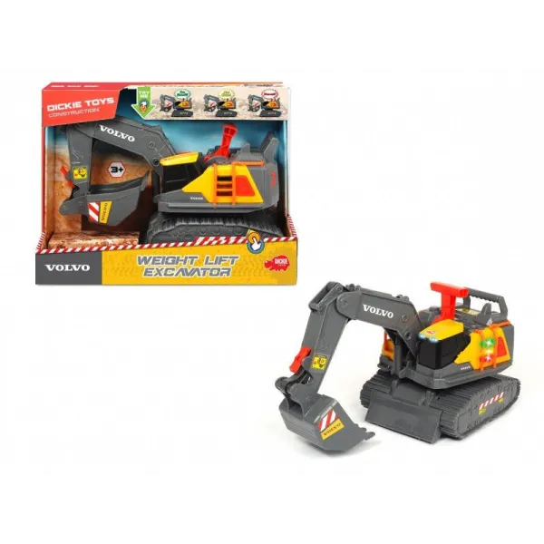 Pojazd Volvo Koparka 3 światła i dźwięk