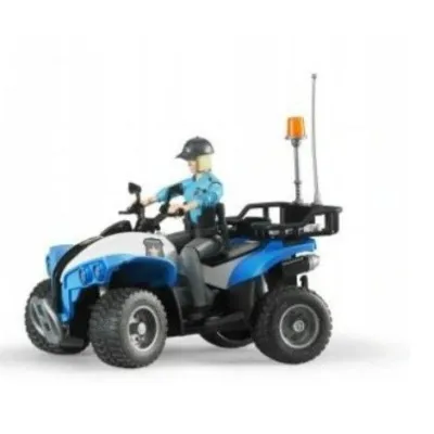 Pojazd Quad z policjantką i akcesoriami