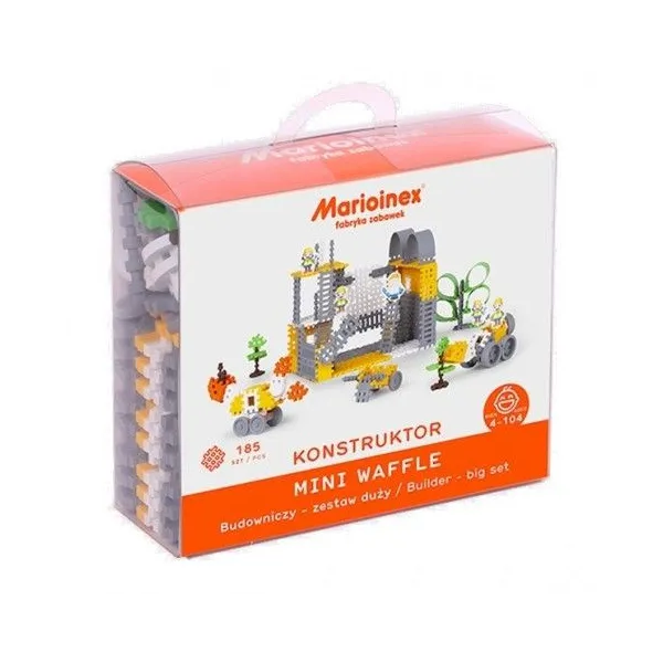 Klocki konstrukcyjne Mini Waffle - Budowniczy Zestaw duży