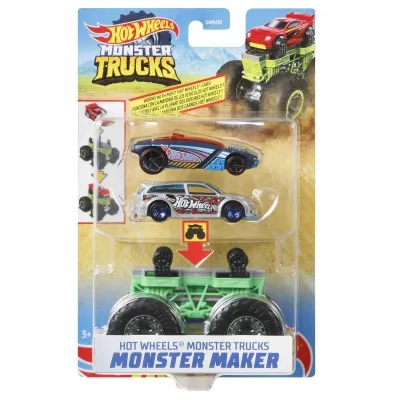 Pojazd Monster Truck Mix srebrny