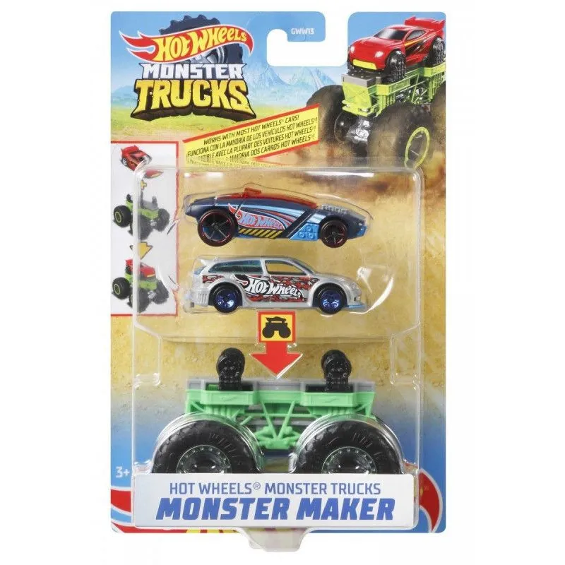 Pojazd Monster Truck Mix srebrny