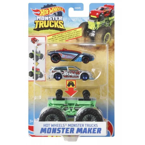 Pojazd Monster Truck Mix srebrny