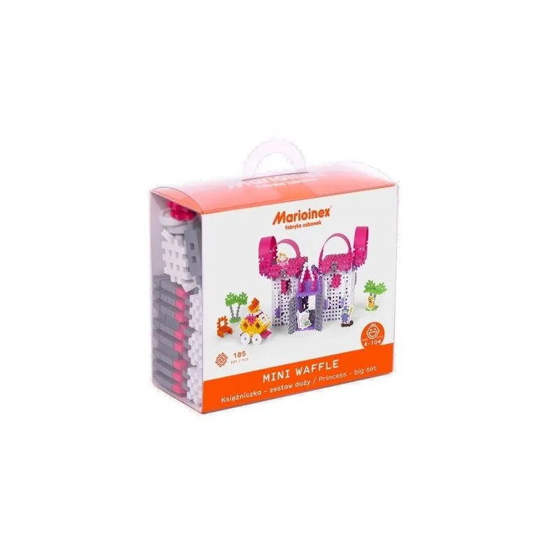 Klocki konstrukcyjne Mini Waffle - Księżniczka Zestaw Duży