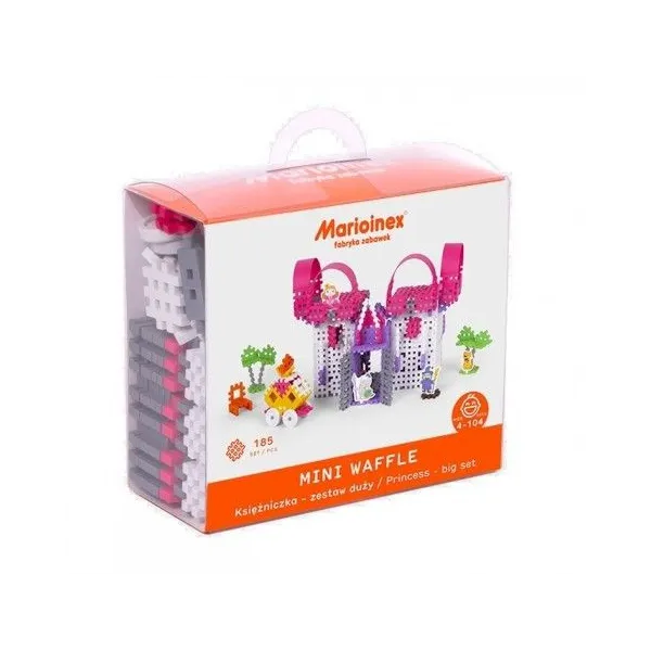 Klocki konstrukcyjne Mini Waffle - Księżniczka Zestaw Duży