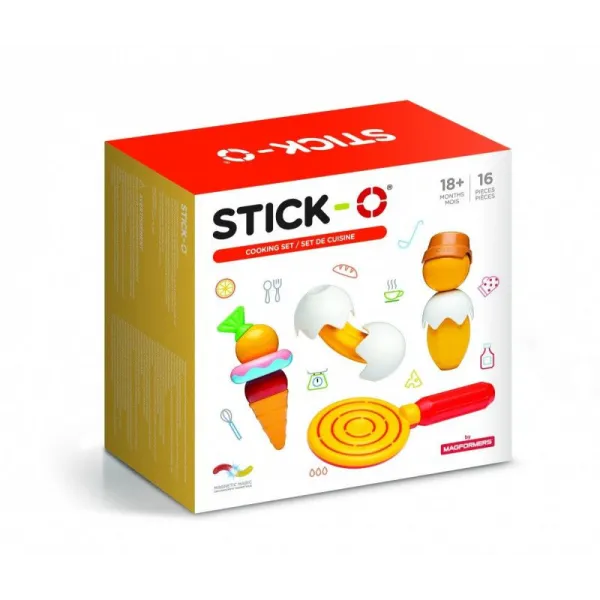 Klocki Stick-O Zestaw do gotowania 16 elementów