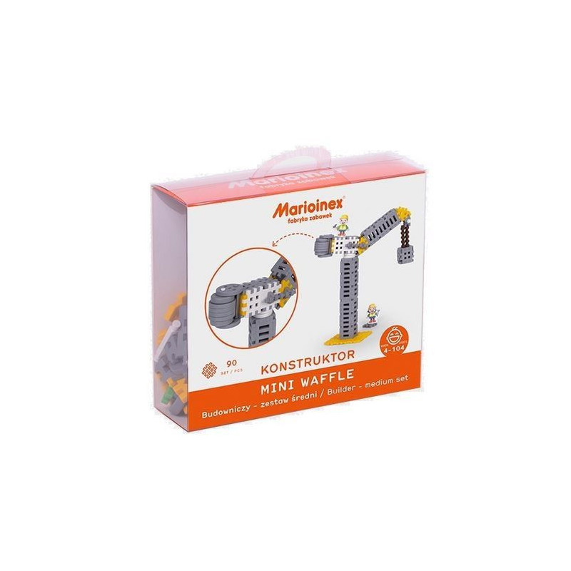 Klocki konstrukcyjne Mini Waffle - Budowniczy Średni