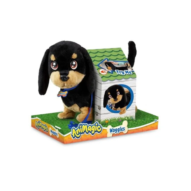 Maskotka interaktywna Piesek AniMagic Waggles
