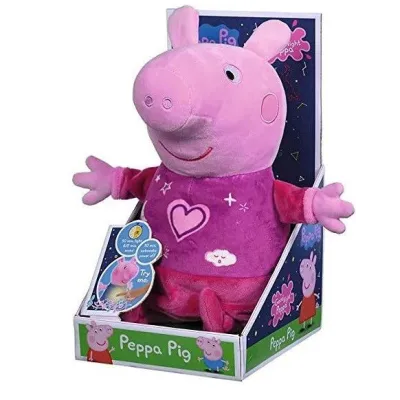 Maskotka z kołysanką i lampką Świnka Peppa 25 cm