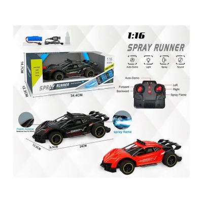 Auto zdalnie sterowane R/C dym z wydechu