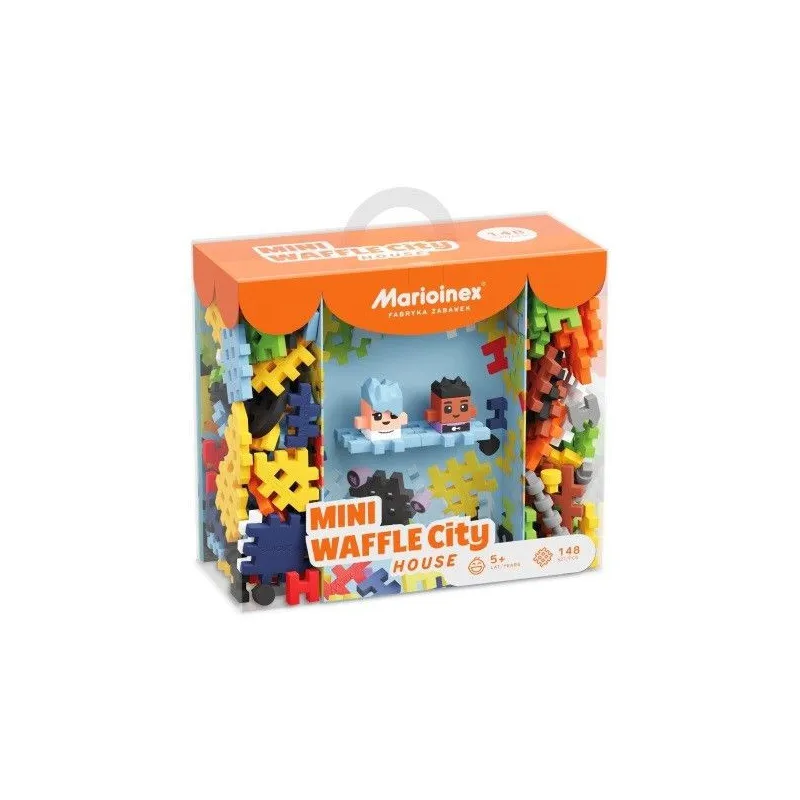 Klocki Waffle mini - Dom 148 elementów