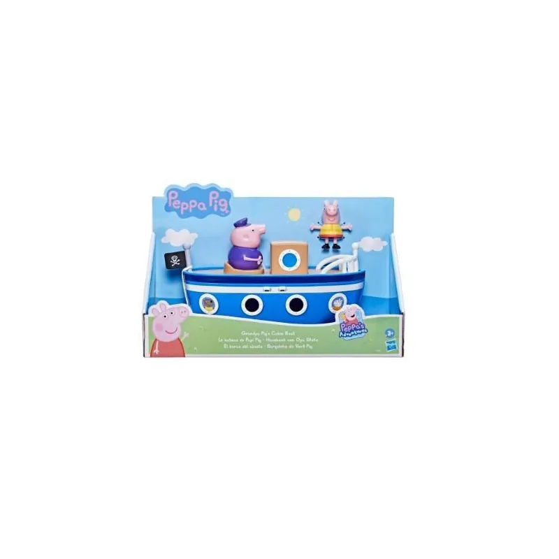 Pojazd z figurkami Peppa Grandpa Pigs Cabin Boat