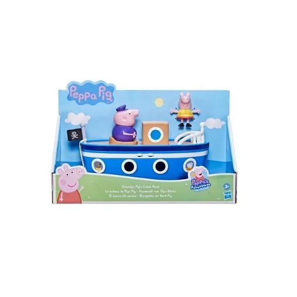 Pojazd z figurkami Peppa Grandpa Pigs Cabin Boat
