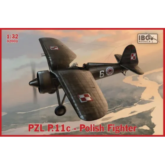 PZL P.11c No. 32001 skala 1:32 IBG
