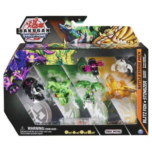 Figurki Bakugan Evolustions Mega rozgrywka Pack 2