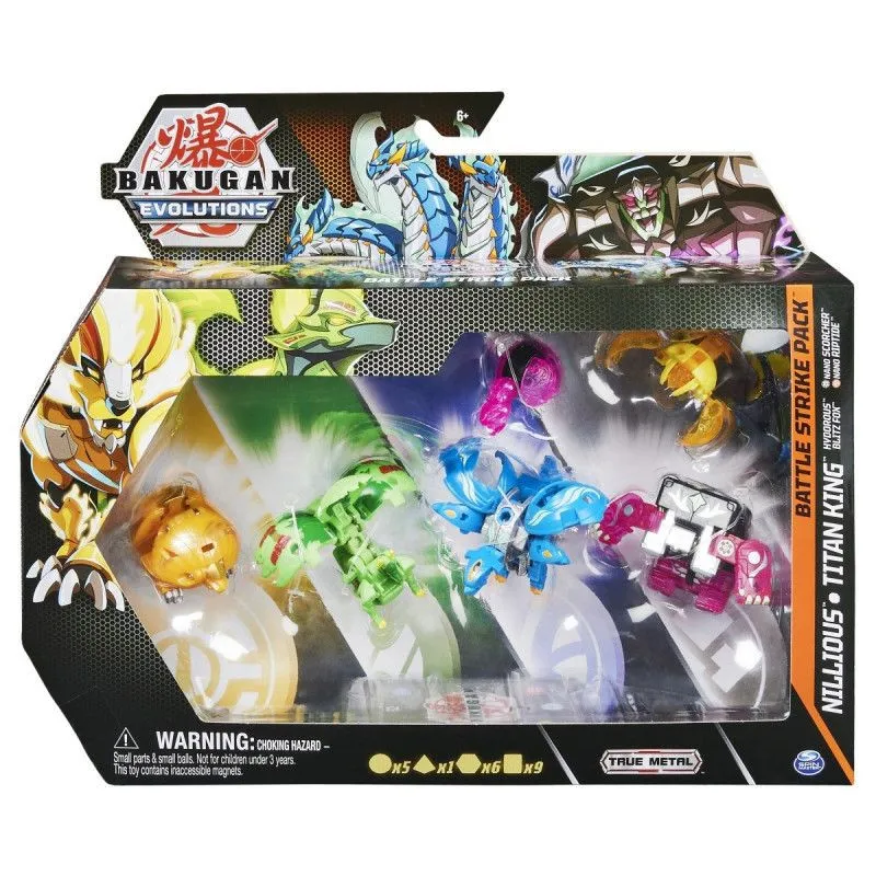 Figurki Bakugan Evolustions Mega rozgrywka Pack 3
