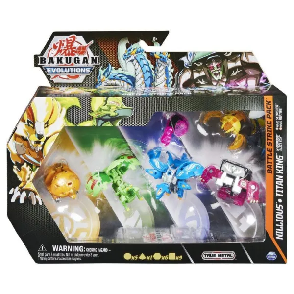 Figurki Bakugan Evolustions Mega rozgrywka Pack 3