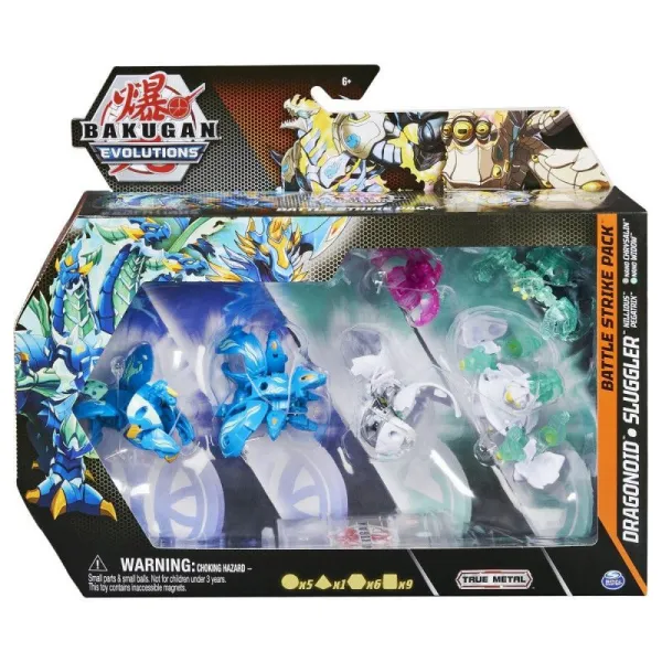 Figurki Bakugan Evolutions Mega rozgrywka Pack 4