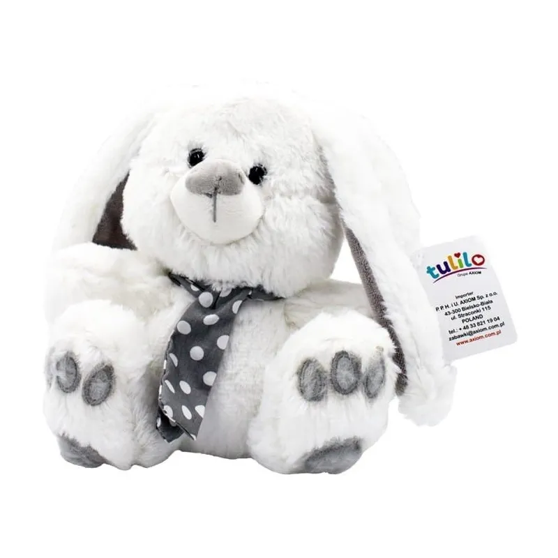 Maskotka Srebrna kolekcja - Królik biały 20 cm