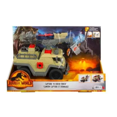 Zestaw z figurką Pojazd Jurassic World Łapacz dinozaurów