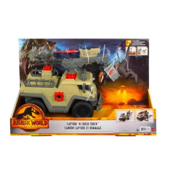 Zestaw z figurką Pojazd Jurassic World Łapacz dinozaurów
