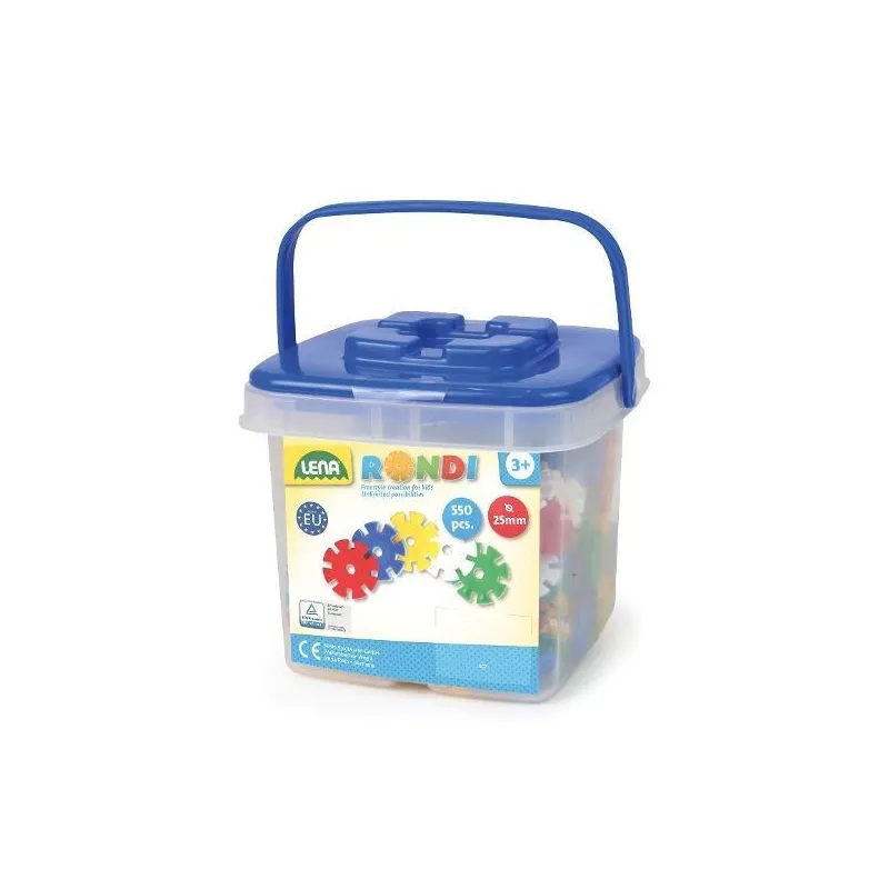 Klocki Rondi w wiaderku 550 elementów
