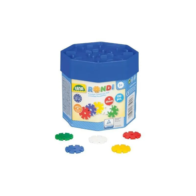 Klocki Rondi w pudełku 170 elementów