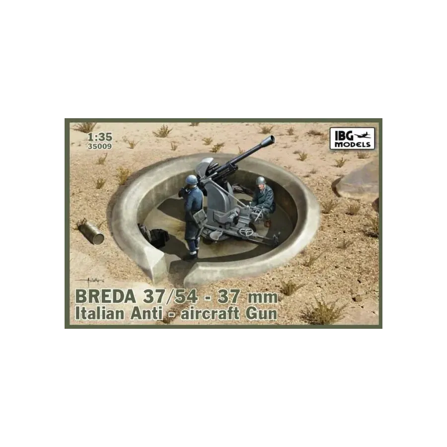 Breda 37/54 37 mm No. 35009 skala 1:35 IBG