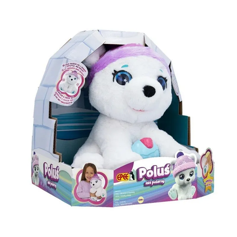 Maskotka interaktywna Poluś miś polarny
