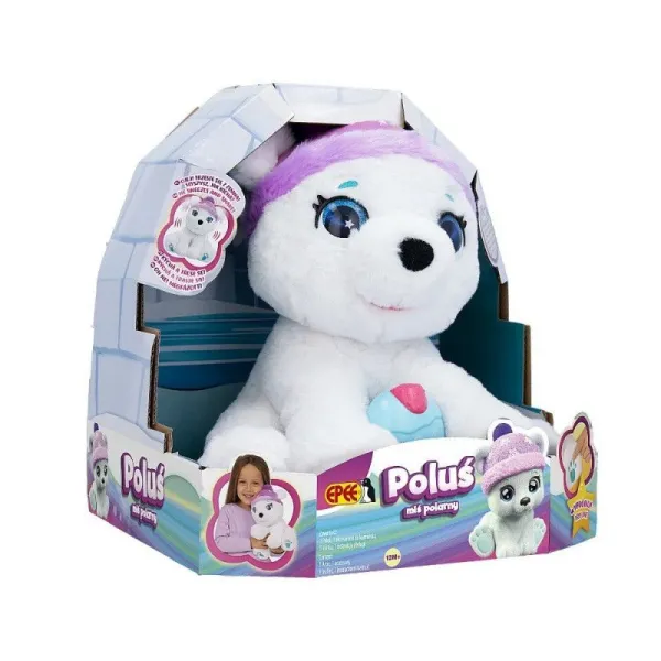 Maskotka interaktywna Poluś miś polarny