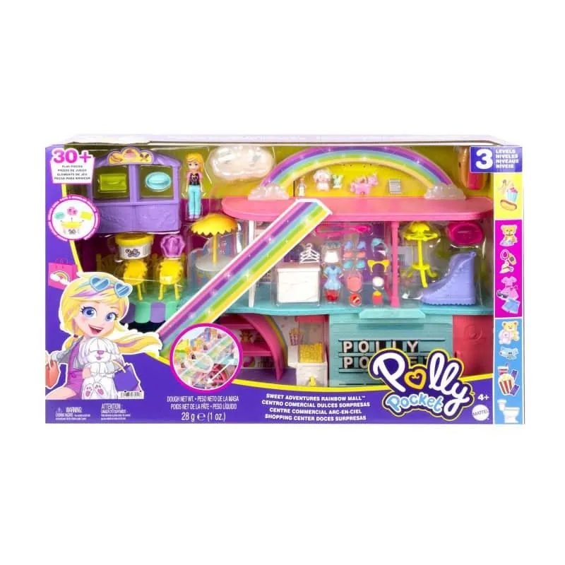 Zestaw figurek Polly Pocket Tęczowe Centrum Handlowe