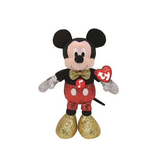 Maskotka Ty Myszka Mickey z dźwiękiem 20 cm