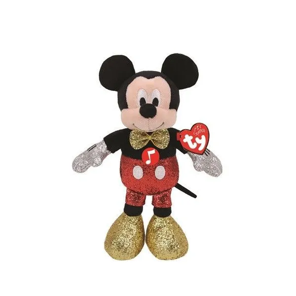 Maskotka TY Myszka Mickey z dźwiękiem 25 cm