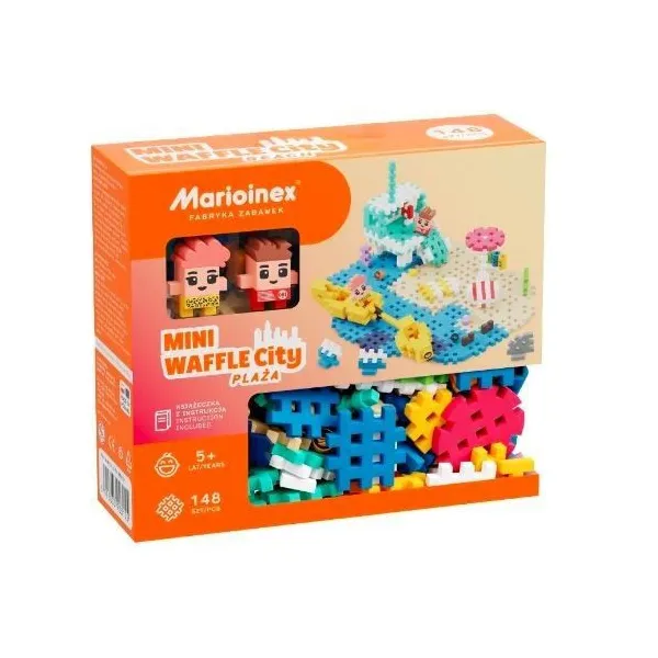 Klocki Waffle mini - Plaża 148 elementów