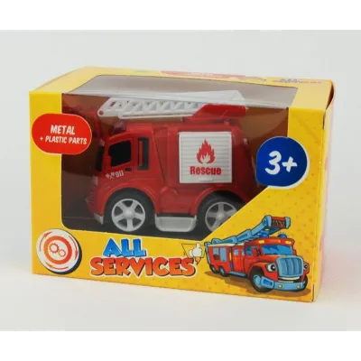 Pojazd metalowy w pudełku