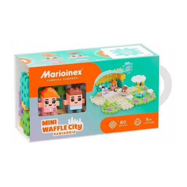 Klocki Waffle mini - Kawiarnia 80 elementów
