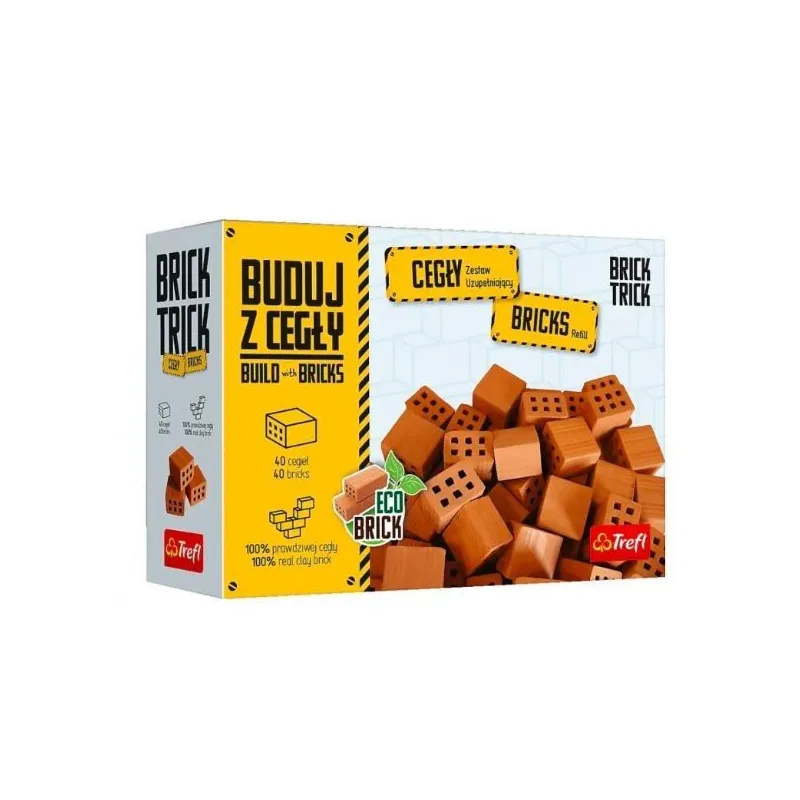 Zestaw uzupełniający Brick Trick cegły połówki 40 sztuk