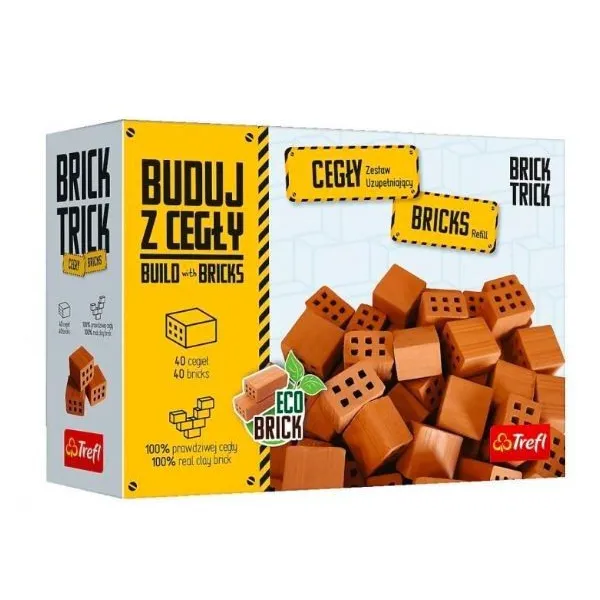 Zestaw uzupełniający Brick Trick cegły połówki 40 sztuk