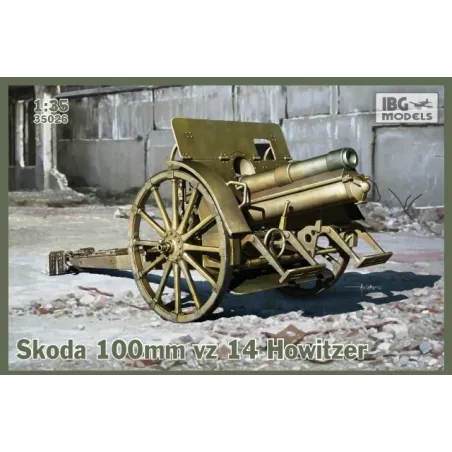 Skoda 100mm vz 14 Howitzer No. 35026 skala 1:35 IBG